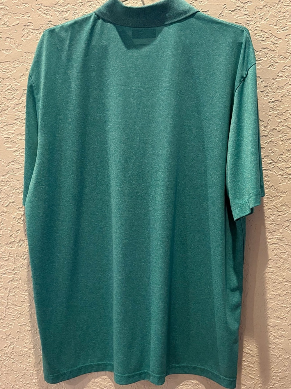 Grand Slam Men's Teal Polo Shirt - Short Sleeve Performance - Picture 4 of 5